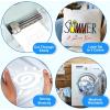 image12quot x 10ft Heat Transfer Vinyl HTV Rolls White Sooez HTV Vinyl for TShirt Iron on Vinyl for Cricut ampamp Silhouette Cameo Easy to Cut ampamp Weed for DIY Heat Vinyl Design