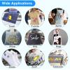 image12quot x 10ft Heat Transfer Vinyl HTV Rolls White Sooez HTV Vinyl for TShirt Iron on Vinyl for Cricut ampamp Silhouette Cameo Easy to Cut ampamp Weed for DIY Heat Vinyl Design