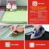 image12quot x 12ft Heat Transfer Vinyl Rolls PU Strong Stretchy HTV Vinyl White for Shirts Sooez Iron on Vinyl for All Cutter Machine Easy to Cut ampamp Weed for DIY Heat Vinyls Design Matte FinishRed