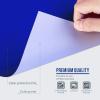 image12quot x 12ft Heat Transfer Vinyl Rolls PU Strong Stretchy HTV Vinyl White for Shirts Sooez Iron on Vinyl for All Cutter Machine Easy to Cut ampamp Weed for DIY Heat Vinyls Design Matte FinishBlue