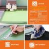 image12quot x 12ft Heat Transfer Vinyl Rolls PU Strong Stretchy HTV Vinyl White for Shirts Sooez Iron on Vinyl for All Cutter Machine Easy to Cut ampamp Weed for DIY Heat Vinyls Design Matte FinishOrange
