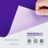 image12quot x 12ft Heat Transfer Vinyl Rolls PU Strong Stretchy HTV Vinyl White for Shirts Sooez Iron on Vinyl for All Cutter Machine Easy to Cut ampamp Weed for DIY Heat Vinyls Design Matte FinishPurple
