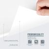 image12quot x 12ft Heat Transfer Vinyl Rolls PU Strong Stretchy HTV Vinyl White for Shirts Sooez Iron on Vinyl for All Cutter Machine Easy to Cut ampamp Weed for DIY Heat Vinyls Design Matte FinishWhite
