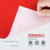 image12quot x 12ft Heat Transfer Vinyl Rolls PU Strong Stretchy HTV Vinyl White for Shirts Sooez Iron on Vinyl for All Cutter Machine Easy to Cut ampamp Weed for DIY Heat Vinyls Design Matte FinishRed