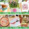 image12quot x 14FT White Vinyl  Glossy White Permanent Vinyl with PET Backing Easier Weed Never Residue Permanent Adhesive for Cutting Machine Party Decoration Car Decal Signs ScrapbookingGreen