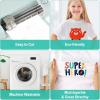image12quot x 20ft HTV Rolls Heat Transfer Vinyl White Sooez PU Strong Stretchy Iron on Vinyl for TShirts HTV Vinyl Rolls for Cricut Easy to Cut ampamp Weed for Heat Vinyl Design Weeding Hook Included