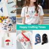 image12quot x 20ft HTV Rolls Heat Transfer Vinyl White Sooez PU Strong Stretchy Iron on Vinyl for TShirts HTV Vinyl Rolls for Cricut Easy to Cut ampamp Weed for Heat Vinyl Design Weeding Hook Included