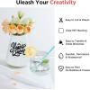 imagePermanent Vinyl for Cricut Machines 50Pack 12quotx12quot  40 Adhesive Vinyl Matte ampamp Glossy  10 Transfer Tapes 1 Scraper Waterproof Outdoor for All Cutting Machine Perfect for Home Party DecorGlossy White