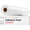 imagePermanent Vinyl for Cricut Machines 50Pack 12quotx12quot  40 Adhesive Vinyl Matte ampamp Glossy  10 Transfer Tapes 1 Scraper Waterproof Outdoor for All Cutting Machine Perfect for Home Party DecorGlossy White