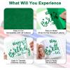 imagePermanent Vinyl for Cricut Machines 50Pack 12quotx12quot  40 Adhesive Vinyl Matte ampamp Glossy  10 Transfer Tapes 1 Scraper Waterproof Outdoor for All Cutting Machine Perfect for Home Party DecorGreen