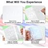 imagePermanent Vinyl for Cricut Machines 50Pack 12quotx12quot  40 Adhesive Vinyl Matte ampamp Glossy  10 Transfer Tapes 1 Scraper Waterproof Outdoor for All Cutting Machine Perfect for Home Party DecorMatte White