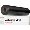 imagePermanent Vinyl for Cricut Machines 50Pack 12quotx12quot  40 Adhesive Vinyl Matte ampamp Glossy  10 Transfer Tapes 1 Scraper Waterproof Outdoor for All Cutting Machine Perfect for Home Party DecorMatte Black