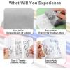 imagePermanent Vinyl for Cricut Machines 50Pack 12quotx12quot  40 Adhesive Vinyl Matte ampamp Glossy  10 Transfer Tapes 1 Scraper Waterproof Outdoor for All Cutting Machine Perfect for Home Party DecorSilver
