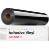 imagePermanent Vinyl for Cricut Machines 50Pack 12quotx12quot  40 Adhesive Vinyl Matte ampamp Glossy  10 Transfer Tapes 1 Scraper Waterproof Outdoor for All Cutting Machine Perfect for Home Party DecorGlossy Black