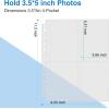 imageSooez 30 Pack 4x6 Photo Sleeves for 3 Ring Binder 180 Pictures Heavy Duty Plastic Album Refill Pages Clear Archival Sheets 85x1135x5