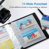 imageSooez 30 Pack 4x6 Photo Sleeves for 3 Ring Binder 180 Pictures Heavy Duty Plastic Album Refill Pages Clear Archival Sheets 85x114x6 2Pocket