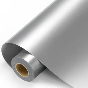 imagePermanent Vinyl for Cricut Machines 50Pack 12quotx12quot  40 Adhesive Vinyl Matte ampamp Glossy  10 Transfer Tapes 1 Scraper Waterproof Outdoor for All Cutting Machine Perfect for Home Party DecorSilver