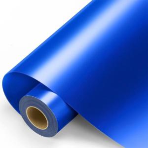 imagePermanent Vinyl for Cricut Machines 50Pack 12quotx12quot  40 Adhesive Vinyl Matte ampamp Glossy  10 Transfer Tapes 1 Scraper Waterproof Outdoor for All Cutting Machine Perfect for Home Party DecorBlue