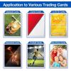 image32 Count Topload Card Holder Sooez 35PT Topload Card Protector 3quot x 4quot Hard Plastic Card Sleeves Baseball Card Protector Rigid Toploading Card Case for Collectible Trading Sports Cards100 Topload