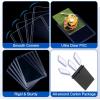 image32 Count Topload Card Holder Sooez 35PT Topload Card Protector 3quot x 4quot Hard Plastic Card Sleeves Baseball Card Protector Rigid Toploading Card Case for Collectible Trading Sports Cards32 Topload