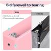 imageBinderX 4 Pack Extra Durable 3 Ring Binder Round Rings 1 Inch Binder Fits 175 Sheets of 85x11 Paper Customizable View Cover with Inside Pockets Cute 1quot Binders 1 Inch Binders 3 RingChic