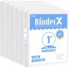imageBinderX 4 Pack Extra Durable 3 Ring Binder Round Rings 1 Inch Binder Fits 175 Sheets of 85x11 Paper Customizable View Cover with Inside Pockets Cute 1quot Binders 1 Inch Binders 3 RingWhite