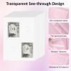 imageSooez 100 Envelopes Money Saving Challenge A5 Savings Challenge Book to Save 5050 Money Saving Binder with Reusable Tracker Save Challenge Book Challenge Kit with Cash Envelope Pink