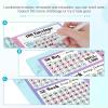 imageSooez 100 Envelopes Money Saving Challenge Savings Challenges Book with Envelopes ampamp Challenge Tracker Motivational Process to Save 5050 Money Saving Binder 100 Pocket PreNumbered PurpleBlue