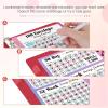 imageSooez 100 Envelopes Money Saving Challenge Savings Challenges Book with Envelopes ampamp Challenge Tracker Motivational Process to Save 5050 Money Saving Binder 100 Pocket PreNumbered PurplePoinsettia