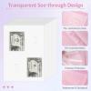 imageSooez 100 Envelopes Money Saving Challenge Savings Challenges Book with Envelopes ampamp Challenge Tracker Motivational Process to Save 5050 Money Saving Binder 100 Pocket PreNumbered PurpleBlack and Pink