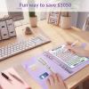 imageSooez 100 Envelopes Money Saving Challenge Savings Challenges Book with Envelopes ampamp Challenge Tracker Motivational Process to Save 5050 Money Saving Binder 100 Pocket PreNumbered PurpleGreen