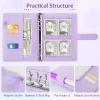 imageSooez 100 Envelopes Money Saving Challenge Savings Challenges Book with Envelopes ampamp Challenge Tracker Motivational Process to Save 5050 Money Saving Binder 100 Pocket PreNumbered PurpleHot Pink