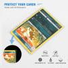 imageSooez 240Pcs Card Sleeves Clear Dual Textured Protective Card Protectors for Standard Trading Cards