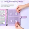 imageSooez 25Pack Cash Stuffing Envelopes 100 PreNumbered Money Envelopes 3 Challenge Trackers A5 Binder Inserts