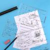 imageSooez Architectural Templates House Plan Interior Design and Furniture Template Drafting Tools and Supplies  Set of 3clear