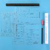 imageSooez Architectural Templates House Plan Interior Design and Furniture Template Drafting Tools and Supplies  Set of 3clear