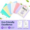 imageSooez BinderX Extra Durable 3 Inch 3 Ring Binder DRing Large Binder Holds 670 Sheets of 85x11 Paper Customizable View Cover with Inside Pockets Heavy Duty 3 Ring Binder for School Olive GreenGrey Blue