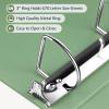 imageSooez BinderX Extra Durable 3 Inch 3 Ring Binder DRing Large Binder Holds 670 Sheets of 85x11 Paper Customizable View Cover with Inside Pockets Heavy Duty 3 Ring Binder for School Olive GreenOlive Green