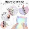 imageSooez Budget Binder with Money Saving Challenge Money Saving Binder with Cash Envelopes Expense Sheets Challenge Tracker ampamp Category Labels Envelope Savings Challenges Book for Home Office SchoolHolographic Silver