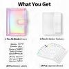 imageSooez Budget Binder with Money Saving Challenge Money Saving Binder with Cash Envelopes Expense Sheets Challenge Tracker ampamp Category Labels Envelope Savings Challenges Book for Home Office SchoolHolographic Pink