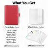 imageSooez Budget Binder with Money Saving Challenge Money Saving Binder with Cash Envelopes Expense Sheets Challenge Tracker ampamp Category Labels Envelope Savings Challenges Book for Home Office SchoolA Poinsettia