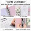 imageSooez Budget Binder with Money Saving Challenge Money Saving Binder with Cash Envelopes Expense Sheets Challenge Tracker ampamp Category Labels Envelope Savings Challenges Book for Home Office SchoolA Poinsettia