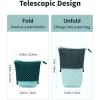 imageSooez Standing Pencil Case Cute Stand up Pencil Pouch Telescopic Pen Pouch Portable Pencil Holder Kawaii Stand up Pencil Case Spacious Pencil Pouch Bag for School Office Supplies Beige PandaGreen