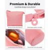 imageSooez Standing Pencil Case Cute Stand up Pencil Pouch Telescopic Pen Pouch Portable Pencil Holder Kawaii Stand up Pencil Case Spacious Pencil Pouch Bag for School Office Supplies Beige PandaBlack