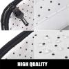 imageSooez WideOpening Pencil Pen Case Lightweight ampamp Spacious Pencil Bag Pouch Box Organizer Aesthetic Supply with Triangular Design for Adults GreyWhite