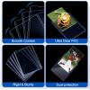 imageToploaders and Sleeves 125 Set Sooez Toploader Card Protector 3x4 Baseball Card Holder Hard Plastic Card Sleeves Clear Card Case for Collectible Trading Card Sports Cards