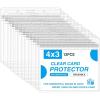 image12 Pack Clear Card Protector 43quot Horizontal Card Sleeve Sooez PVC Card Holder w 3 Lanyard Slots 1 Resealable Zip Durable Waterproof ID Card Pouch Name Tag Badge Holder