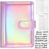 imageSooez Budget Binder with Money Saving Challenge Money Saving Binder with Cash Envelopes Expense Sheets Challenge Tracker ampamp Category Labels Envelope Savings Challenges Book for Home Office SchoolHolographic Pink