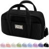 imageSooez Large Pencil Case Pouch Extra Big Pencil Bag with 5 Compartments Pen Bag Wide Opening Soft Corduroy Pencil Pouch Organizer with Zipper Cute Aesthetic School Supplies for Teen GirlsPurpleBlack