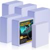 imageToploaders and Sleeves 125 Set Sooez Toploader Card Protector 3x4 Baseball Card Holder Hard Plastic Card Sleeves Clear Card Case for Collectible Trading Card Sports Cards